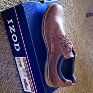 Izod brown dress shoes